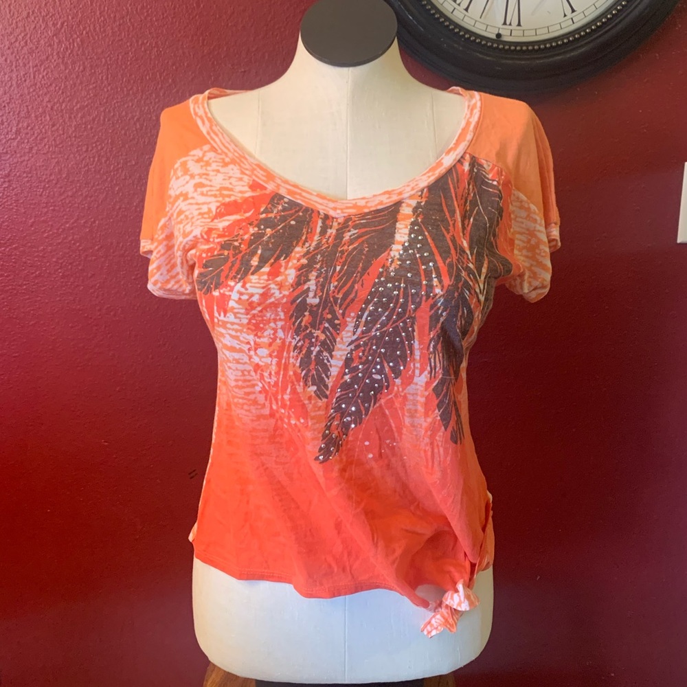 Orange Short Sleeve Tee